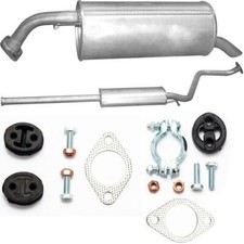 Mittelschalldämpfer + KIT &  Endschalldämpf + KIT  Auspuff Hyundai Getz 1.1 1.3