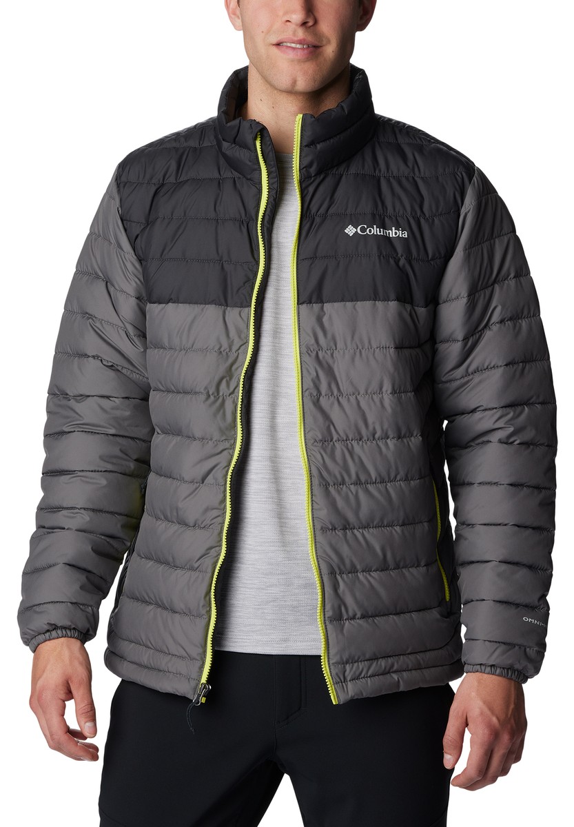Columbia M Powder Lite Jacket Winter Jacket Down Jacket Lined Grey 1698001  027