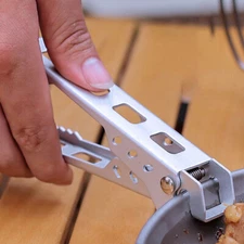 Frying Pan Gripper Hot Tongs Kitchen Cooking Bowl Clip Anti-scald Chuck