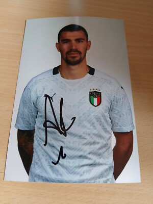Signiertes Foto Alessio Romagnoli Italien NEU 