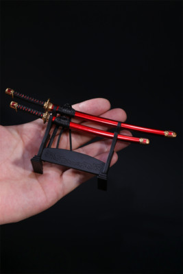 1/6 Scale Katana Japanese Samurai Sword Nichirin Sword For 12'' Action Figure