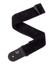D'Addario Corduroy Woven Guitar Strap Black