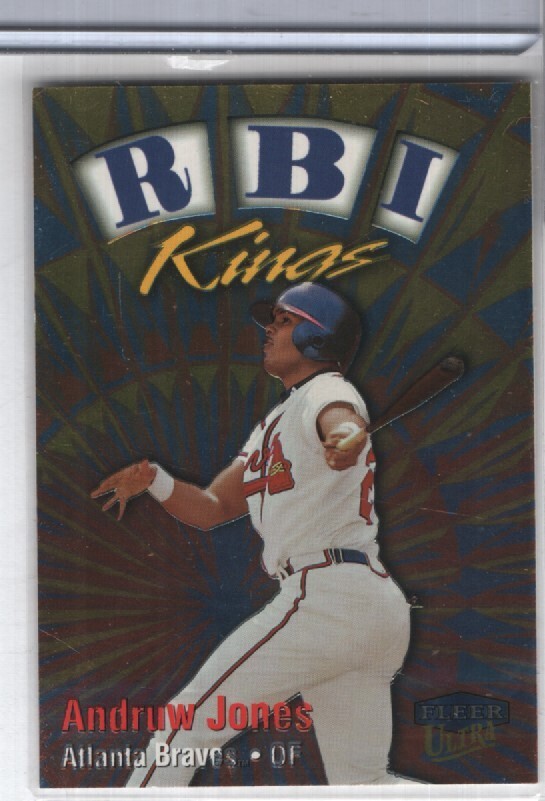 Andrew Jones Braves 1999 Fleer RBI Kings #17 102224DMCD104