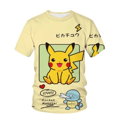 Pokémon Pikachu Designer T-Shirt XXL Adult