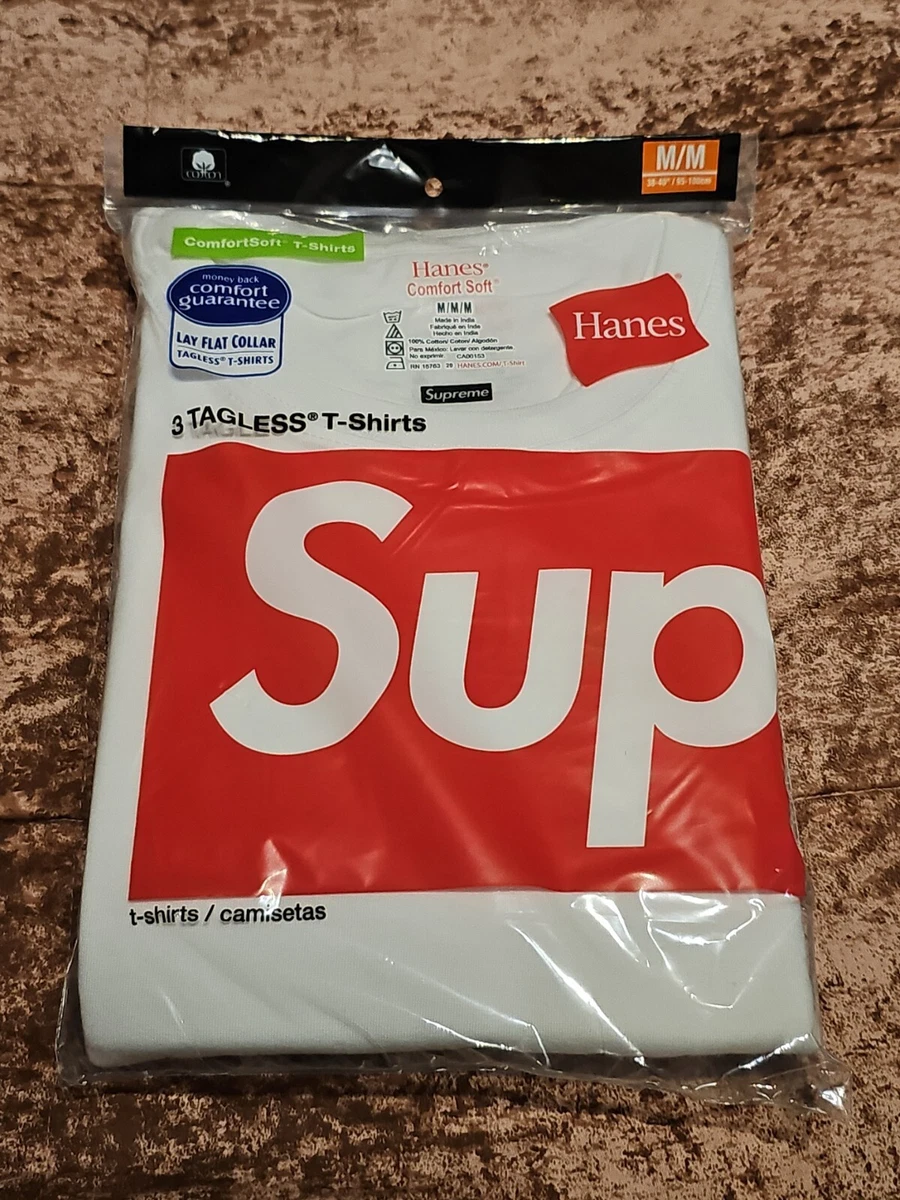 Supreme hanes cheap tee fit