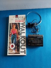 Emerson Cassette Tape Player CS15CS - Jane Fonda's Fitness Walkout /Tested Works