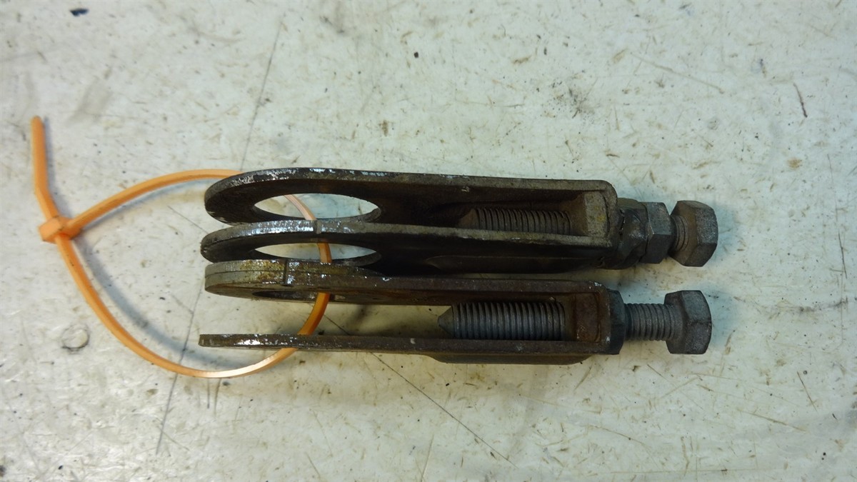 1974 Kawasaki KZ400 KZ 400 K385-1. rear wheel adjusters | eBay