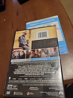 Percy Vs Goliath DVD, LIKE NEW, AUTHENTIC W/DIGITAL, SEE PICS