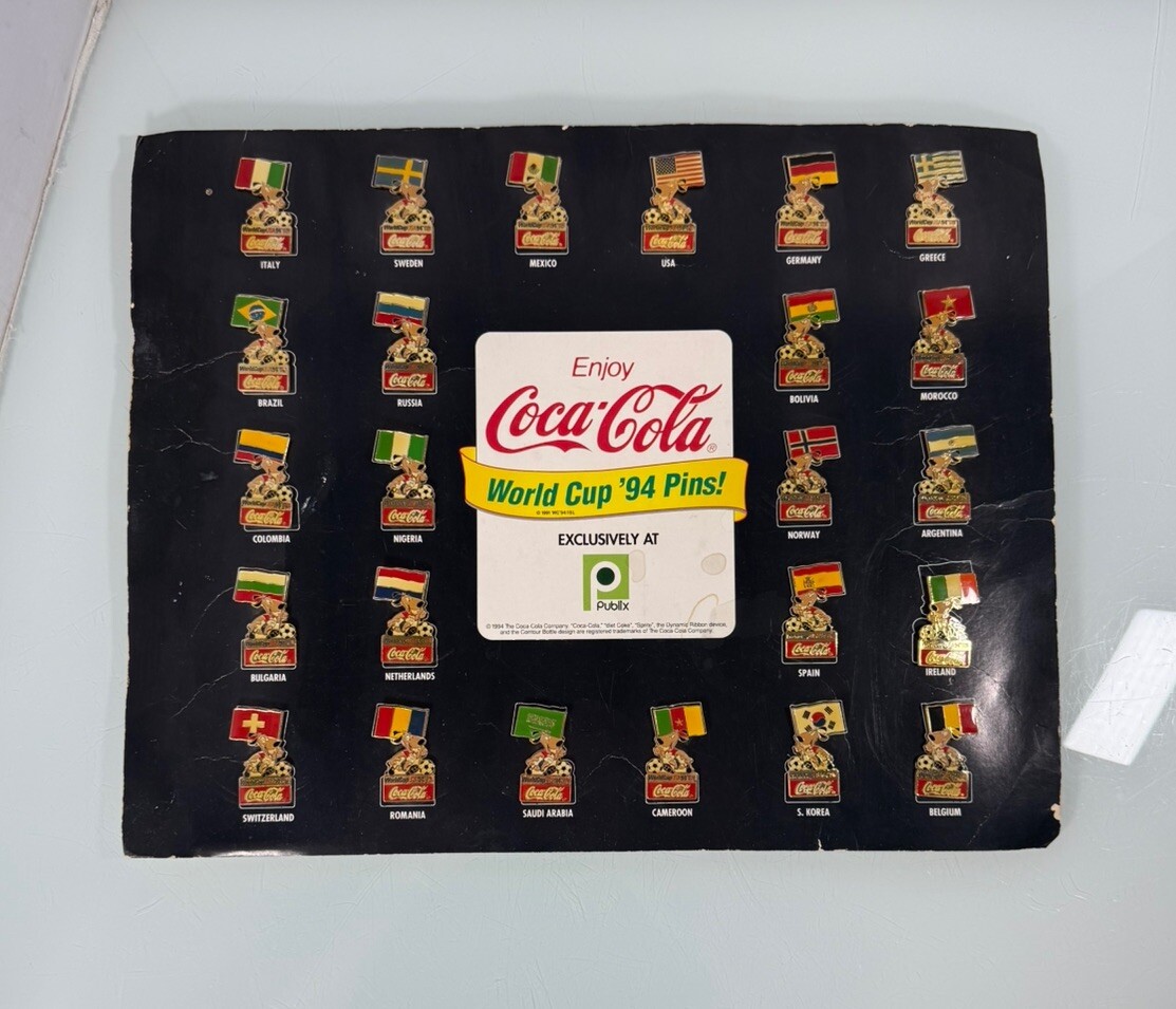 Vintage Complete Set 1994 FIFA World Cup USA Coca Cola