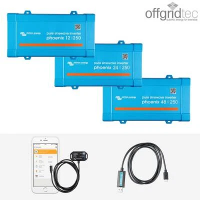 VICTRON ENERGY Convertidor de tensión sinusoidal Victron Phoenix 12V 24V 48V 230V inversor VE.Direct