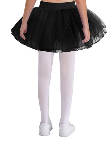 Kids Girls Tulle Layered Ballet Dance Tutu Skirt Elastic Waist Mesh Party Skirts - Picture 40 of 79