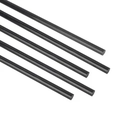 400MMX1.0MM 1.5MM 2.0MM 2.5MM 3.0MM 4.0MM 5.0MM 5 PCS Carbon Fiber Rods