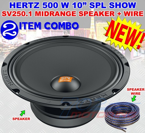 250W RMS 500W MAX MIDRANGE SPEAKER 10in 