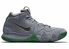 kyrie 4 green and gray