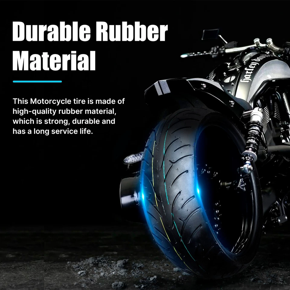 Neumático de moto 180/55-17 Max Motosports 180 55 17 para Honda CBR600 GSXR Foto 4 de 4