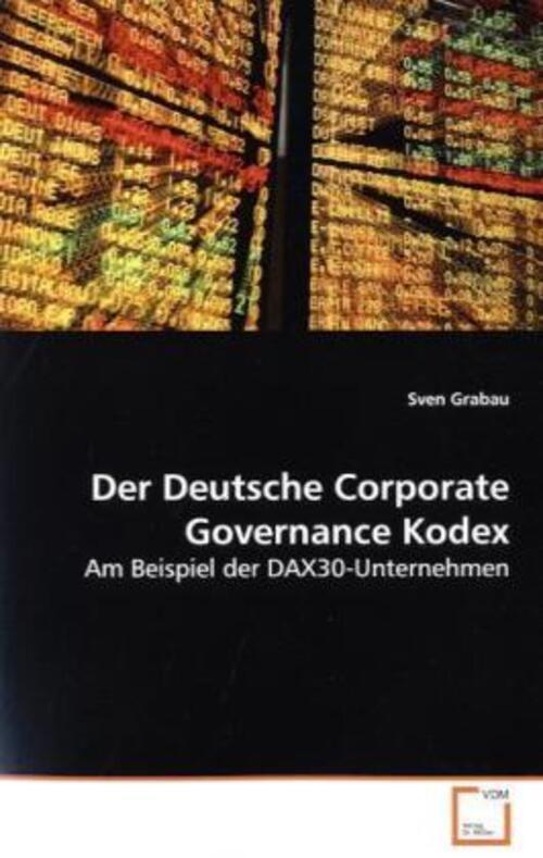 Thumbnail - Der Deutsche Corporate Governance Kodex | Sven Grabau | Taschenbuch |