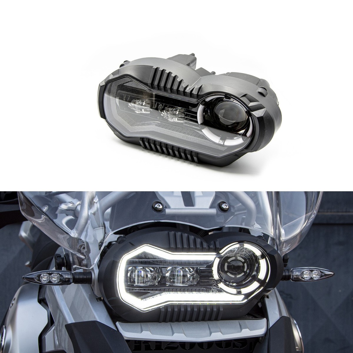 Faro Led BMW GS 1200 STD ADV Regolabile OMOLOGATO 2004-2013