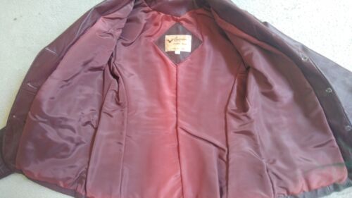 Continental leather fashions dark red womens leat… - image 1