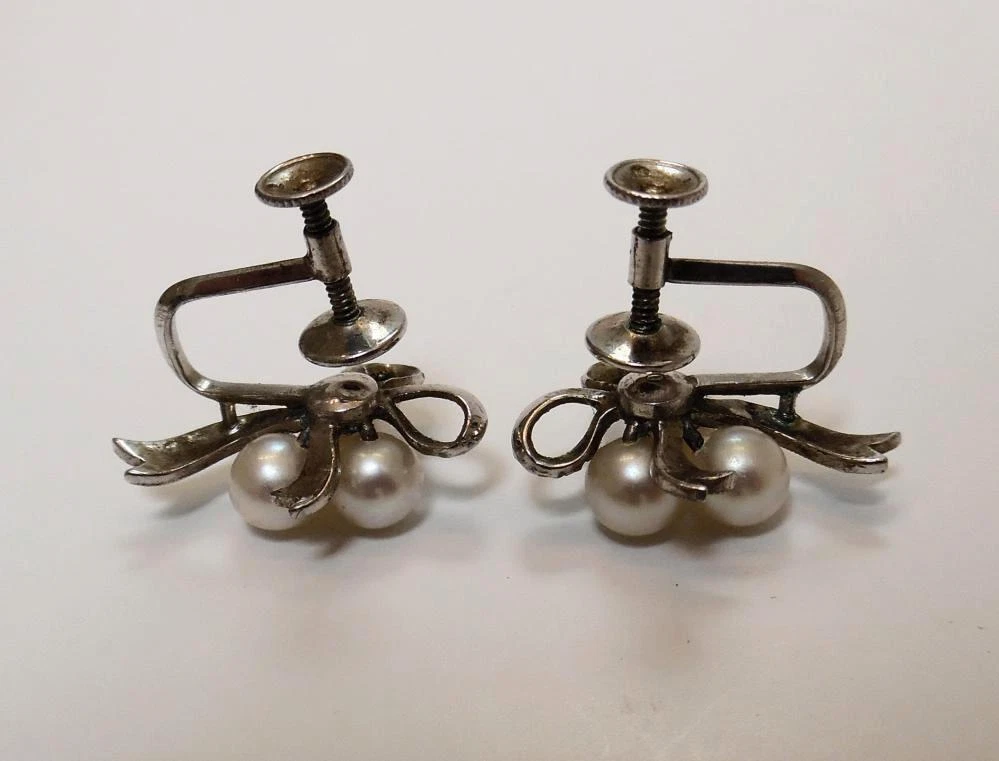 Mikimoto pearl earrings ebay sale
