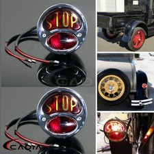 Duolamp Taillight Stop Lights For 28-31 Ford Model A Custom Rat Hot Rods 12v Duolamp Taillight Stop Lights For 28-31 Ford Model A Custom Rat Hot Rods 12v