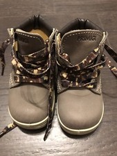 scarponcino  neonato PRIMIGI Nr 20 Nuove Colore Terra Con Lacci Mimetici