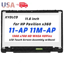 11.6in for HP Pavilion x360 Convertible 11-AP 11M-AP LCD Touch Screen Assembly