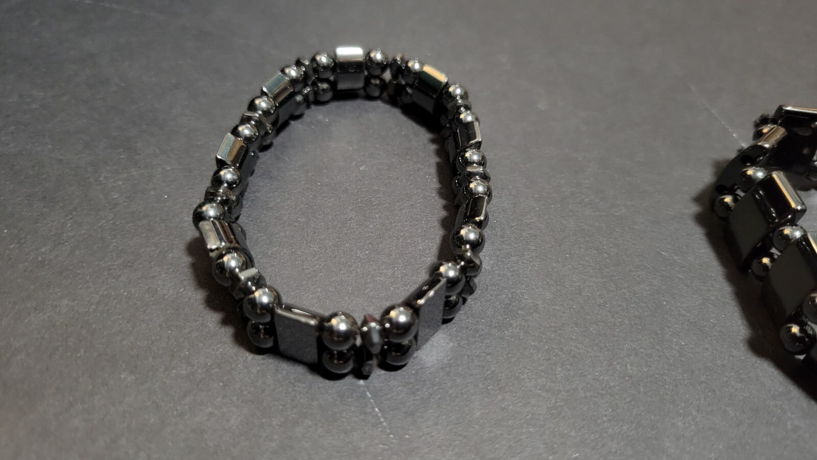 3 magnetic hematite bracelets - image 5