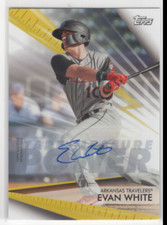 2020 Topps Pro Debut Tape-Measure Power Autographs #TMPEW Evan White Auto