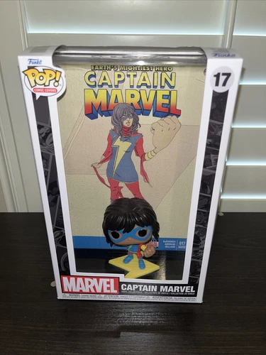 Funko Pop! Comic Book Cover with case Marvel - Captain Marvel