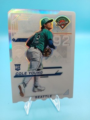 2025 Panini Prospect Edition Cole Young Ticket Stub Die-Cut /92(RC)