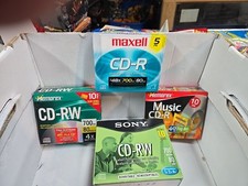 Sony CD-RW 1x 2x 4x Multi Speed 700 MB 80 Min 10 Pack New SEALED