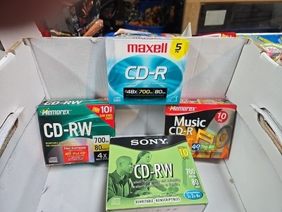Sony CD-RW 1x 2x 4x Multi Speed 700 MB 80 Min 10 Pack New SEALED