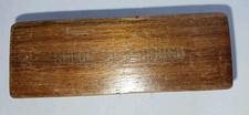 Vintage Suede Shoe Brush Wood Handle Horsehair Bristles