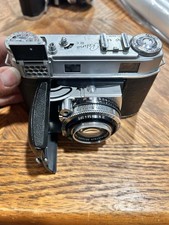 Kodak Retina IIIc Silver 35mm Film Rangefinder Camera w/ Folding Lens