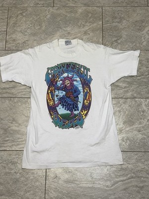 Vintage Grateful Dead T Shirt 1993 Jester Endless Seasons Liquid Blue Size Large