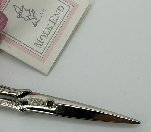 Mole End Scissors 4" with Doll Stainless Steel Cross-Stitch Made in Germany - Picture 4 of 9
