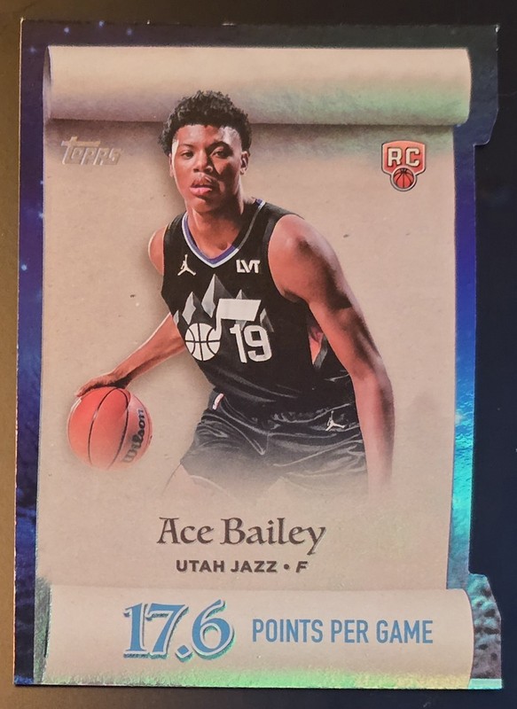 2025-26 Topps Holiday - Making the Nice List Ace Bailey #ML-5 (RC)