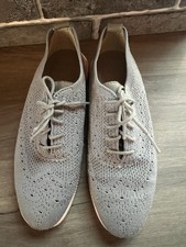 Cole Haan 2.Zerogrand Womens 7B Stitchlite Oxford Wingtip Gray Pink Shoes