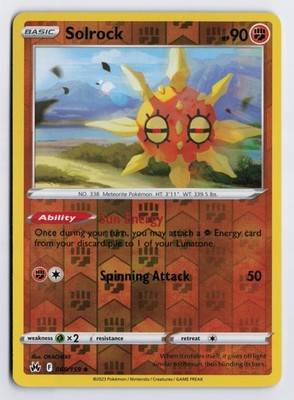 Solrock - CRZ #069/159 Crown Zenith Uncommon Reverse Holo LP