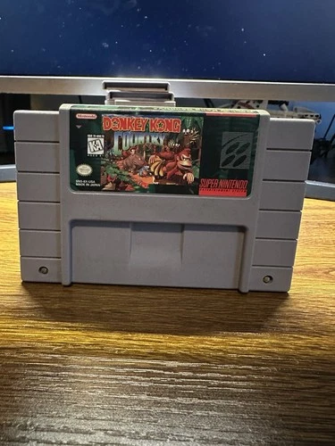 Donkey Kong Country SNES Super Nintendo Game Tested and Cleaned