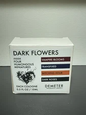 Demeter Dark Flowers Cologne Splash Collection Witchy, Gothic, Mysterious Vibes