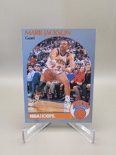 1990 MARK JACKSON - NBA Hoops #205 (Menendez Brothers In Background) N.Y. Knicks