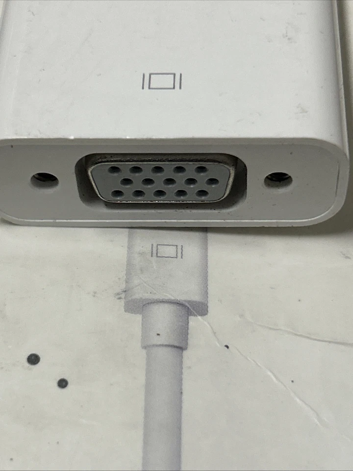 Apple Mini Display Port to VGA Adapter, Genuine Original OEM A1307 - Image 4 of 4
