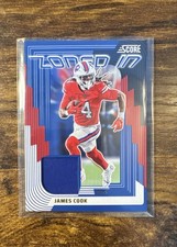 2025 Score - James Cook #ZON-JCK - Jerseys (MEM) - Zoned In Insert