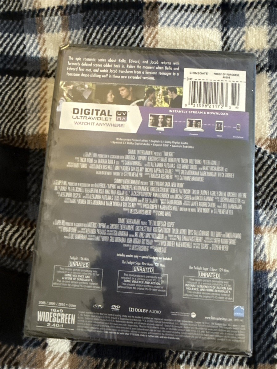 The Twilight Saga Extended Editions (DVD) for sale online | eBay