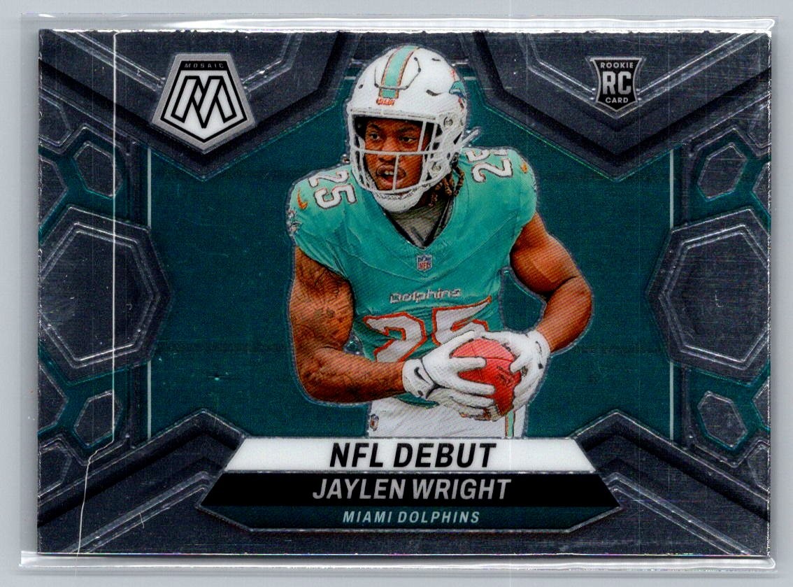 2024 Panini Mosaic #280 Jaylen Wright NFL Debut Silver