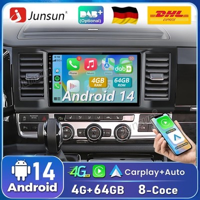 4+64G Android14 Carplay Für VW Transporter T6 Multivan Caravelle 15-22 Autoradio
