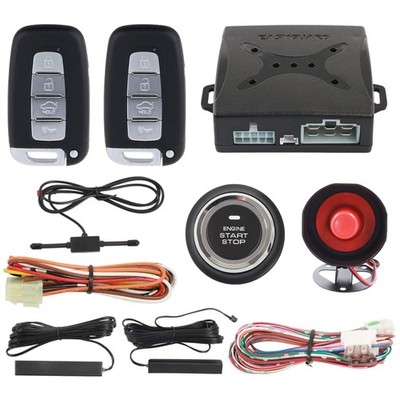 PKE Smart Key Car Alarm System - Remote Engine Start