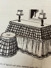 VINTAGE MAIL ORDER PATTERN - "DRESSING TABLE SETS" DESIGN#914 DECORATOR PATTERN