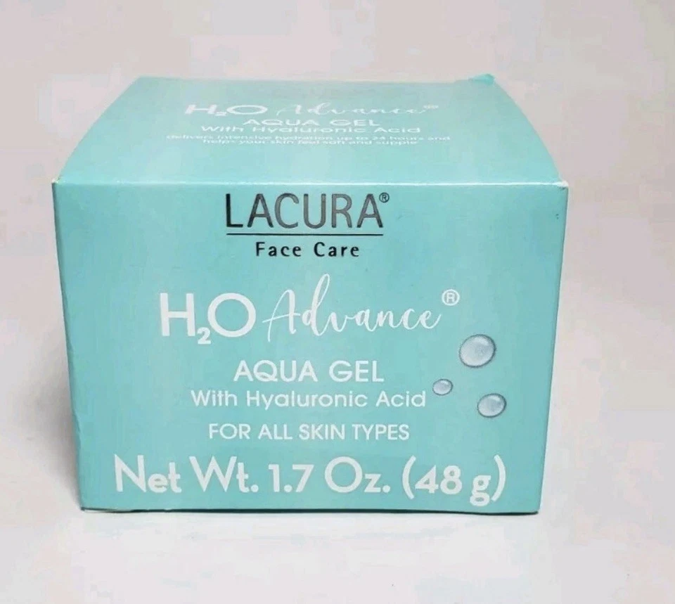LACURA Face Care - H2O Advance Aqua Gel con ácido hialurónico (crema para todo el día) 1,7 oz Foto 3 de 4